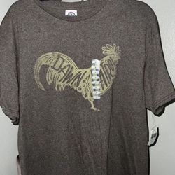 Brown Dawn Patrol Chicken T Shirt New With Tags 