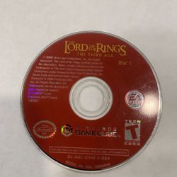 Lord of the Rings:The Third Age (Nintendo GameCube, 2004) Disc 1 Only (Discs 1 )