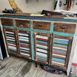 Rustic Buffee Cabinet Or Tv Stand 