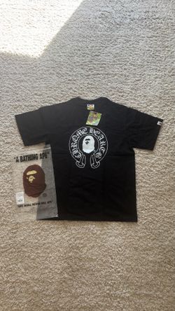 BAPE X CHROME BLACK T-SHIRT