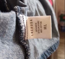 The Nena Jacket Lightweight Denim Jacket Size M/L