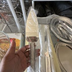 Sliver And Bling Knife Set