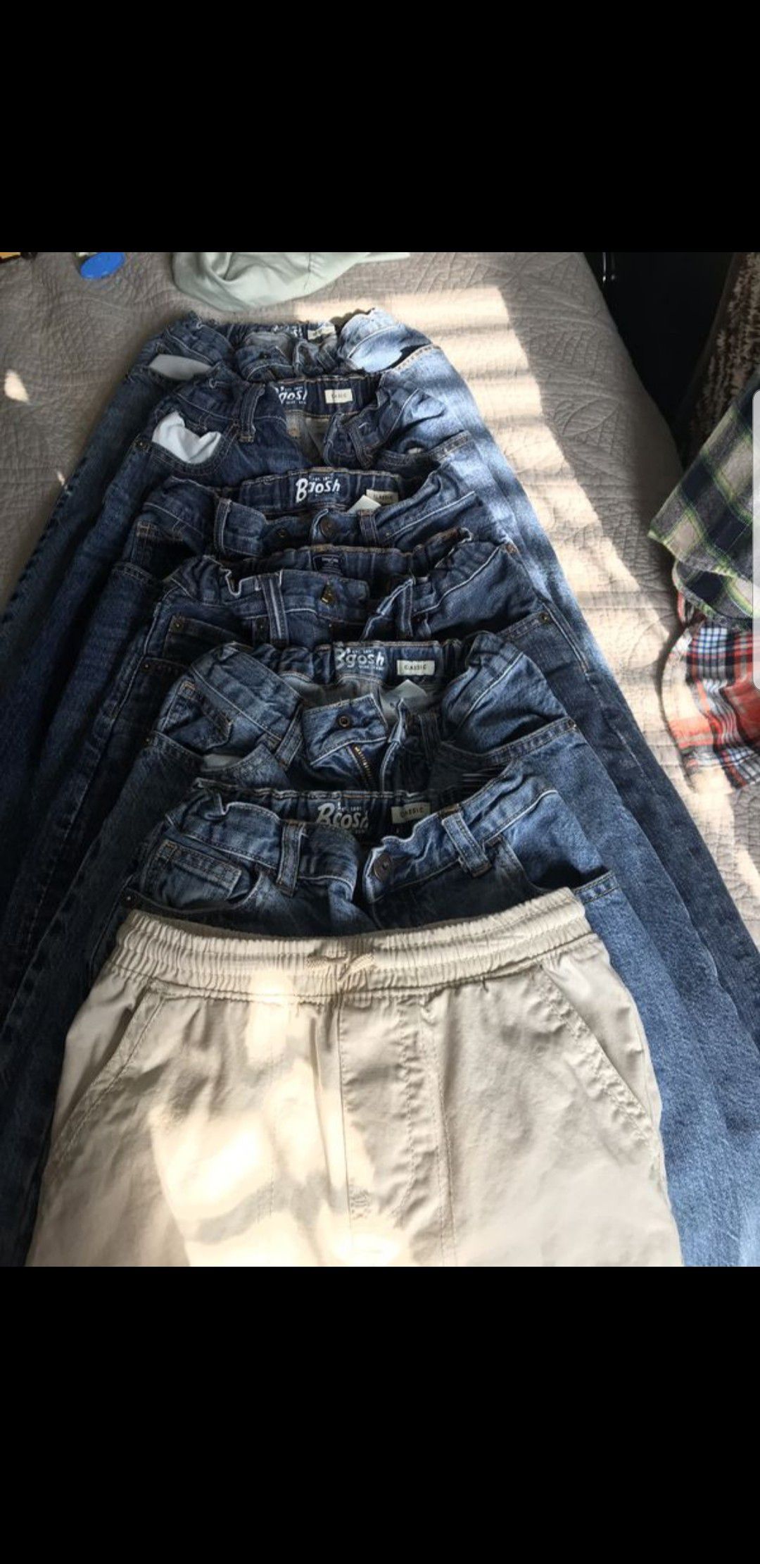 Almost new boys clothes