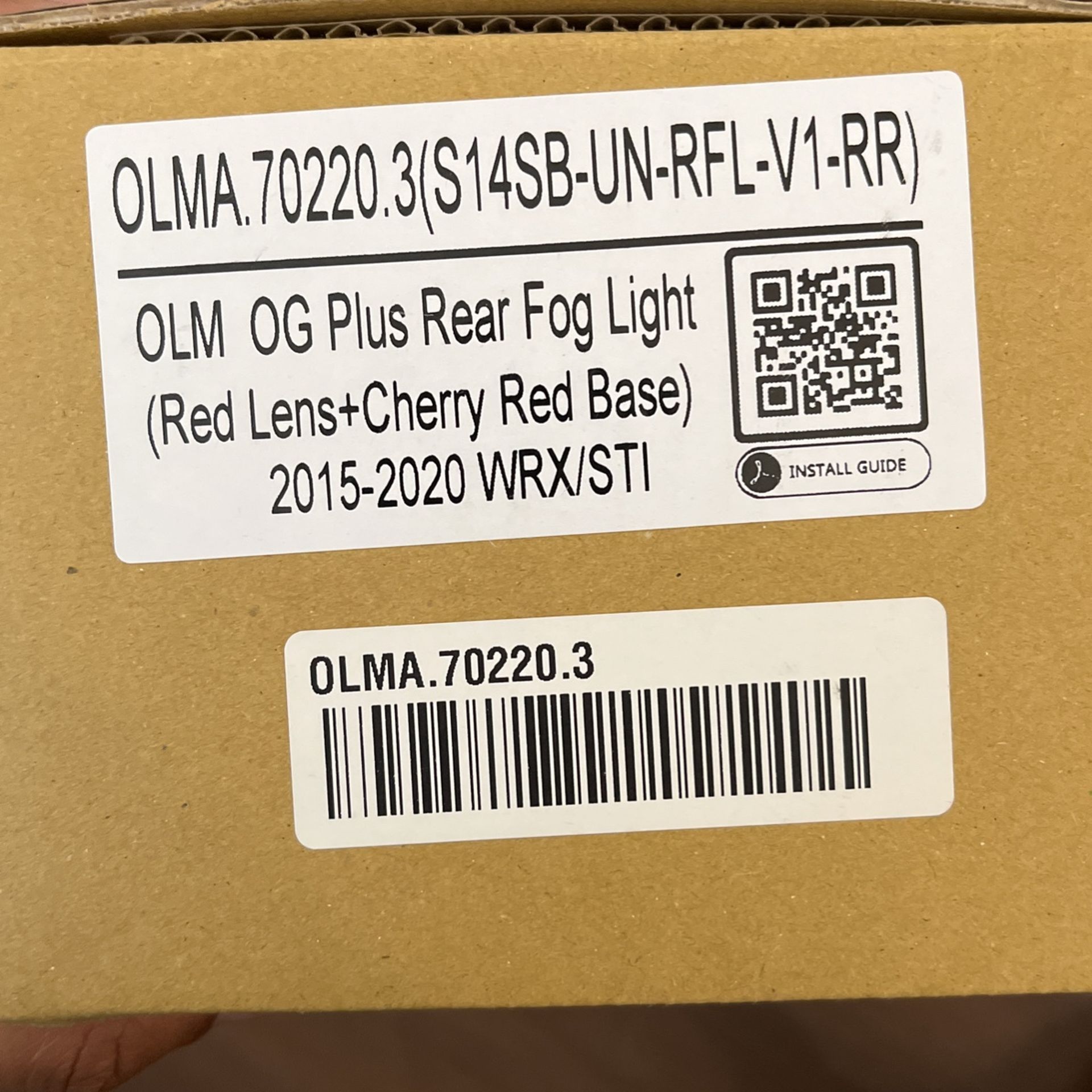 2015-20 Wrxsti Rear Fog Light