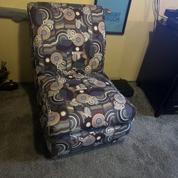 Modern Abstract Armless Chair 