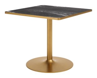 Caliza Black & Gold Outdoor Dining Table