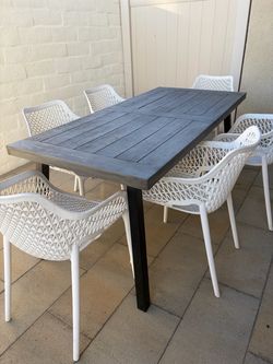 Patio dining set table chairs