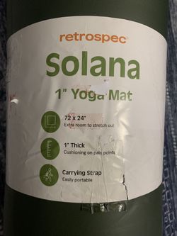 1” Solana Yoga Mat