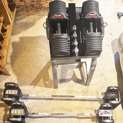 Powerblock PRO EXP 5-90lb/PRO EXP EZ Curl Bar/PRO EX straight Bar/PRO EXP Home Stand