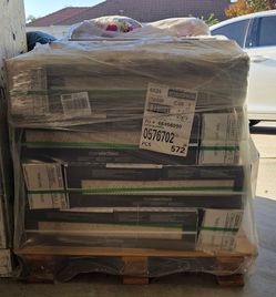 Style Selections Wood tile Flooring Pallet 572 Pieces
