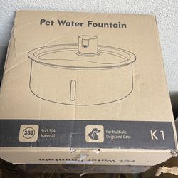 Wireless 8L/2.1 gal/Pet Water Fountain with sensor Mode/Timer Mode with 3 filters 