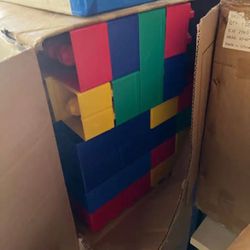 Jumbo Blocks Plastic Each 4-8” Wide