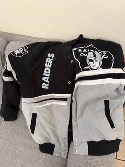 Raiders NFL Snap Button Jacket