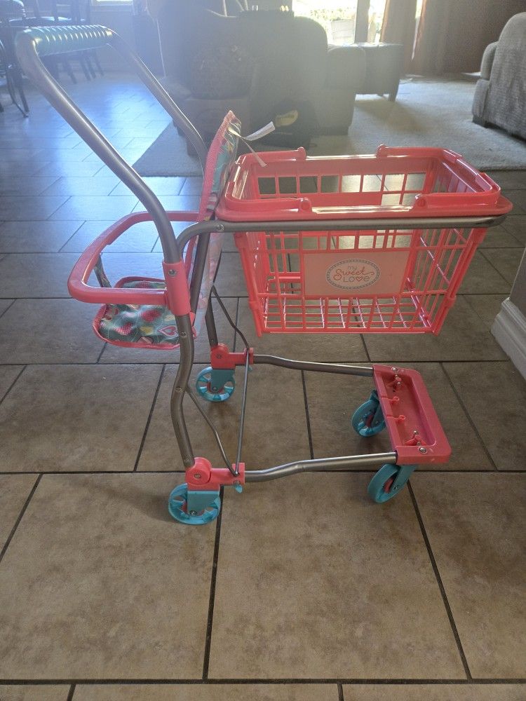 PLAY SHOPPING CART/ STROLLER