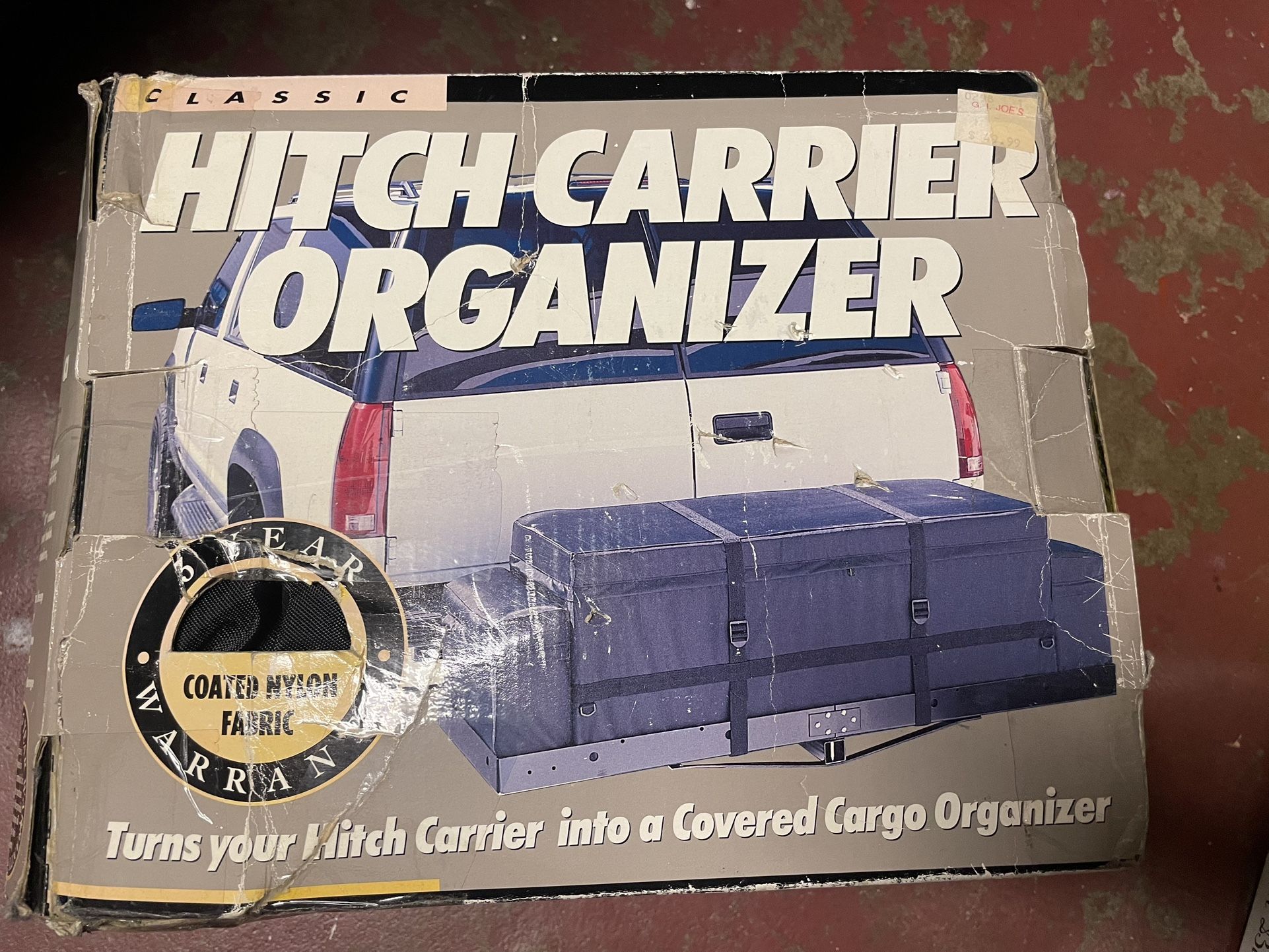 Vehicle Hitch Soft Carrier/organizer