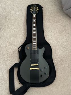 USED 2026 EPIPHONE LES PAUL CUSTOM GREEN SOLID BODY ELECTRIC GUITAR