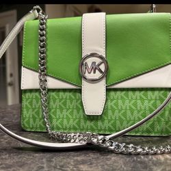 Michael Kors Small Color-block Signature Logo Crossbody Bag-NEW -NO TAGS