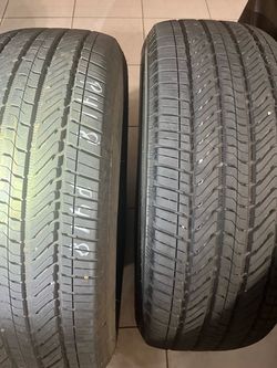 275/60/20. Two used Bridgestone tires please read description.