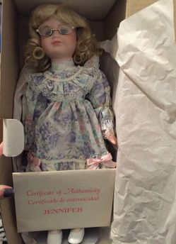 Princess house porcelain doll Jennifer
