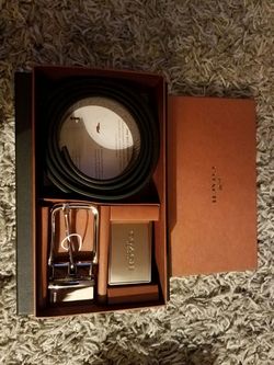 Coach belt set