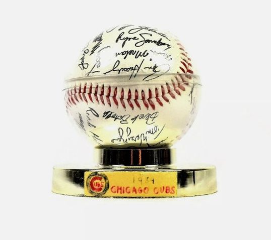Ryne Sandberg Autographed Chicago Cubs Jersey Inscribed 84 NL MVP, 9xGG,  10xAS, HOF 05