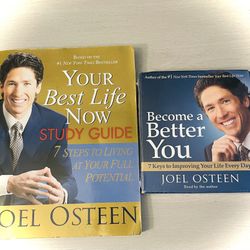 Joel Osteen  CDs  (New )And Book (Used )