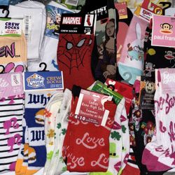 MAKE OFFER 25 Or More Pairs Of Brand New Socks And PJ 