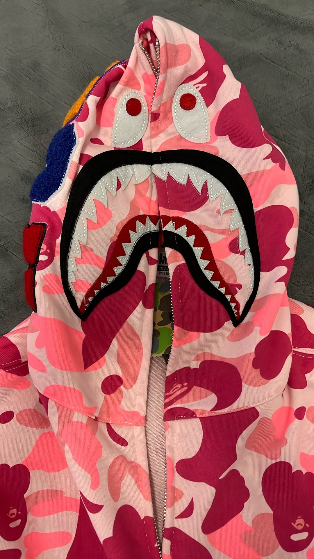 Large Pink Bape Hoodie