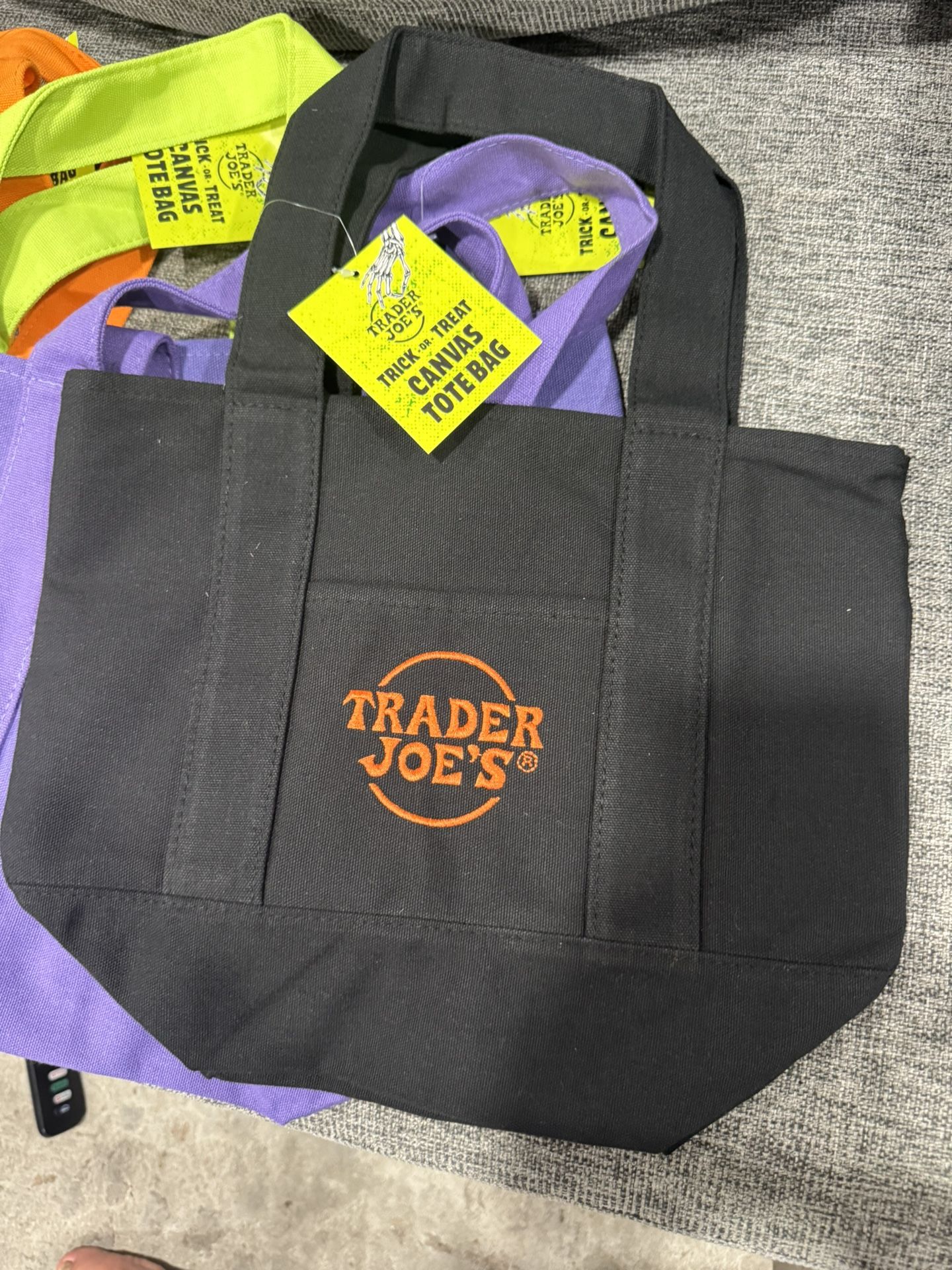 Trader Joe’s Halloween Trick Or Treat Canvas Tote Bag