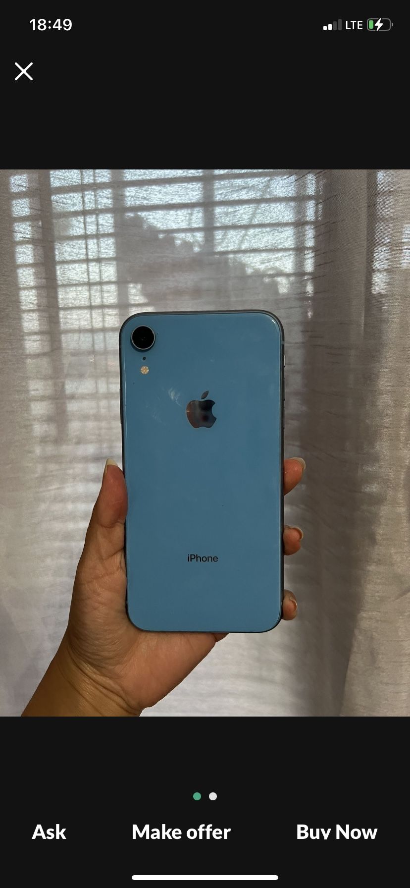 IPHONE NEW BEAUTIFUL SKY BLUE