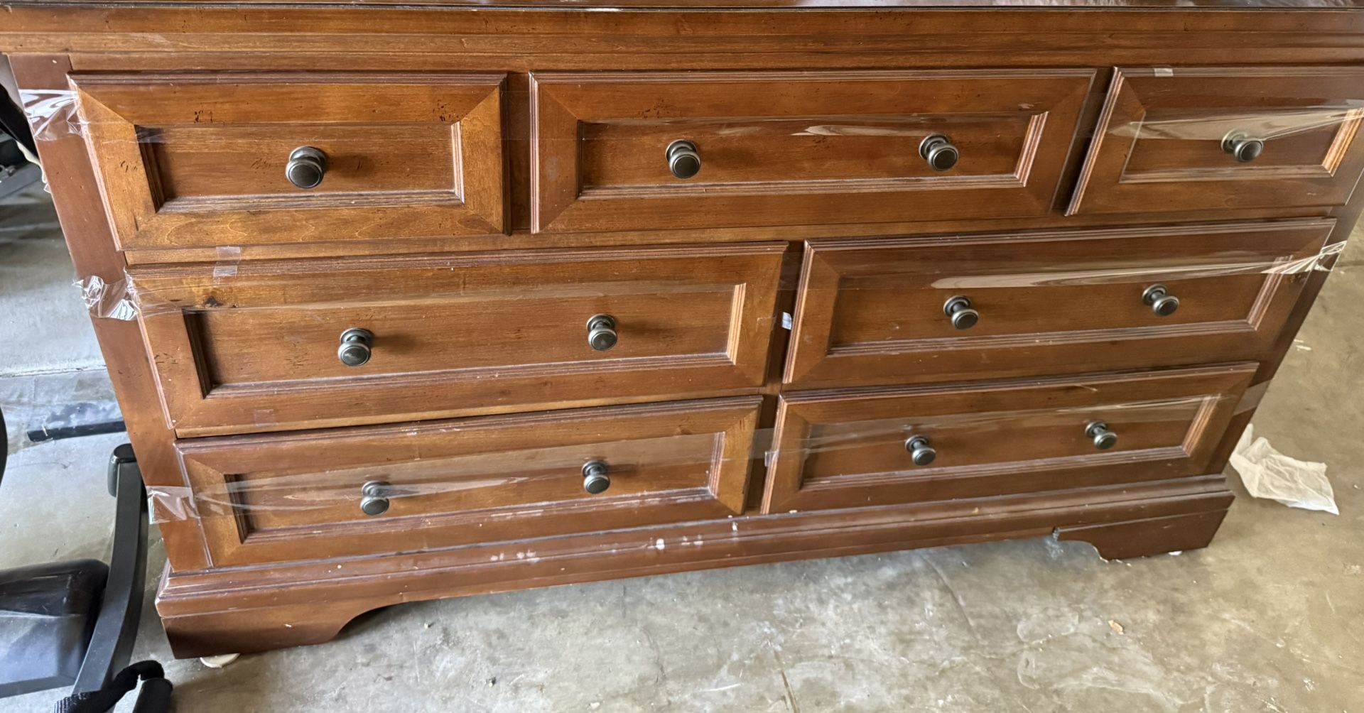 Solid wood dresser