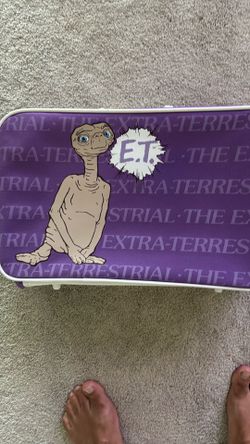 Vintage ET kids suitcase