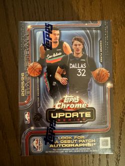 2025 2026 Topps Chrome Update Value Box