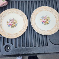 Antique cake platters