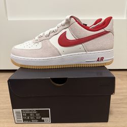 Nike Air Force 1 Low “Summit White Varsity Red Gum” Men’s Size 10 IB6388-101