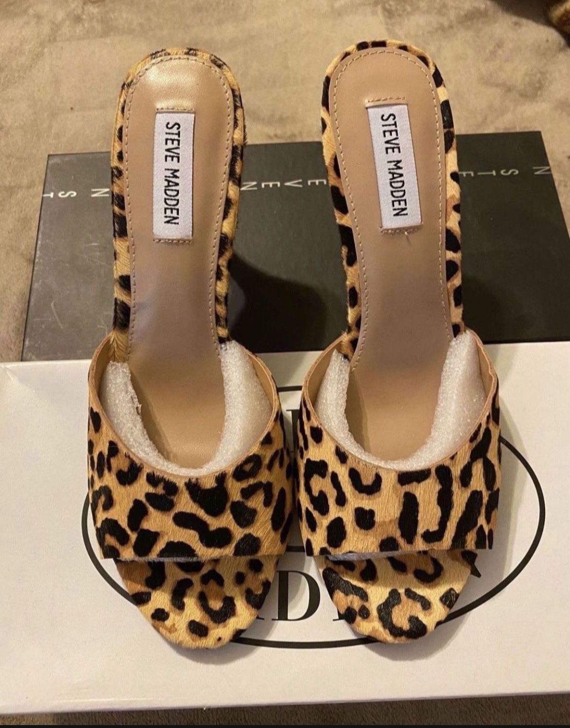 Steve Madden Erin leopard heel 8.5