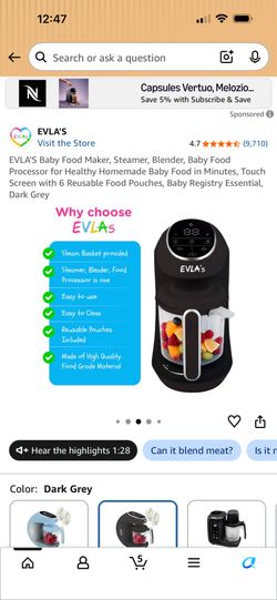 Baby food maker