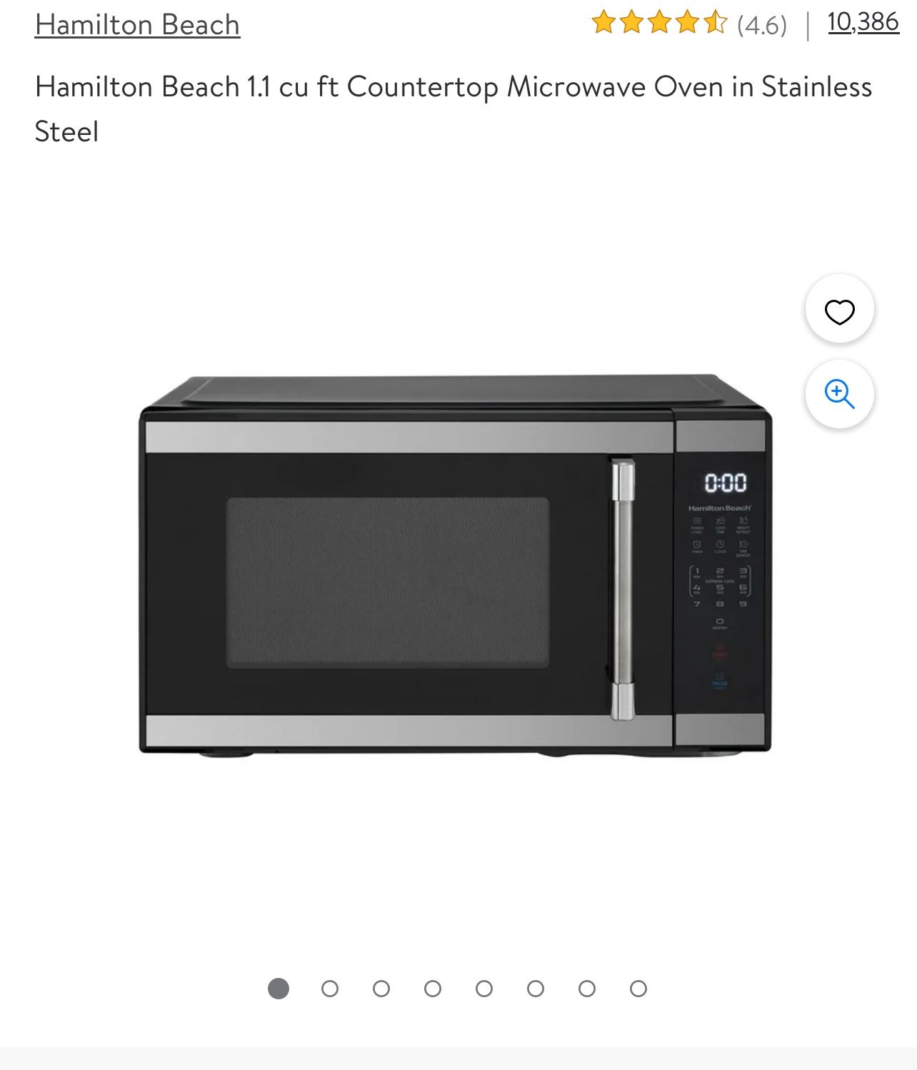 Hamilton Beach Midsize Microwave Oven