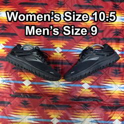 Brooks Adrenaline GTS 18 Women’s 10.5 Men’s 9 Black Running Shoes 1202681B026