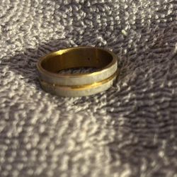 Men’s Two Tone Wedding Band