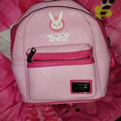 Loungefly  Leather Pink Backkpack