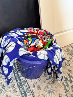 Bucket of legos