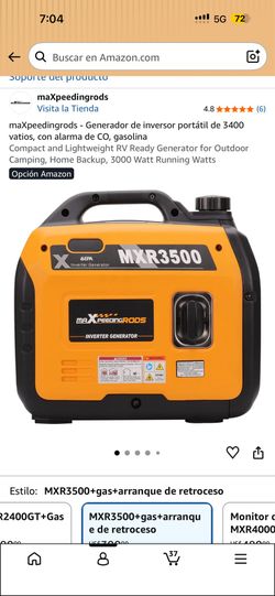 Inverter generator  MXR 3500