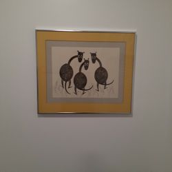 Charlie Smith Block Art Vintage Original