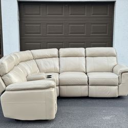 🛋️ Sofa/Couch Sectional - Recliners - Cream - Delivery Available 🚛