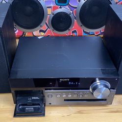 Sony Micro Stereo And CD Sound System  (LOUD)