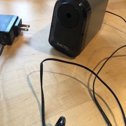 Electric pencil sharpener. It works great! Must come to Huntington Beach.