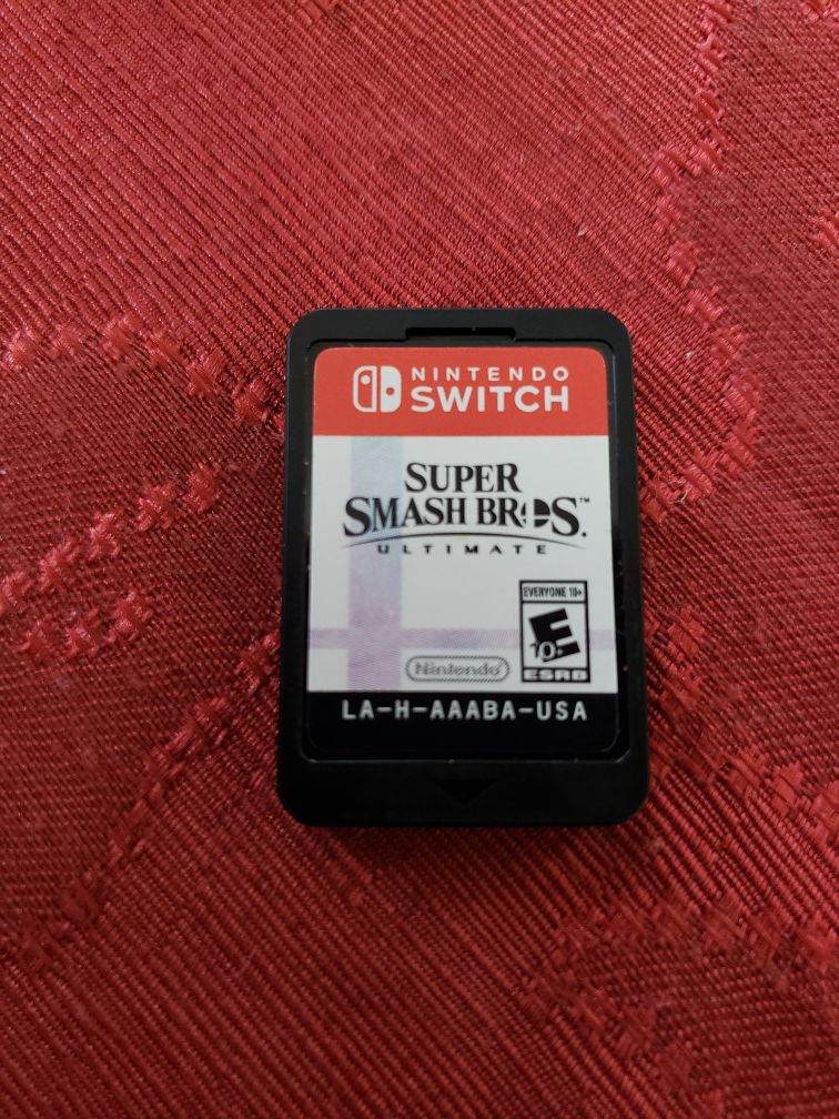Super smash Bros ultimate for Nintendo switch