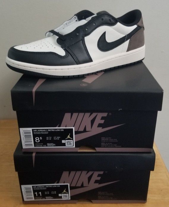 Air Jordan 1 Low Retro Mocha Size 8.5 & 11 Available