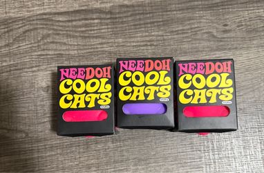 Needoh Cool Cats by Schylling – Set of 3